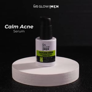 Ms Glow For Men Serum Calm Acne (HIJAU) 20ml - Mengatasi Menyamarkan Kulit Berjerawat Mengontrol Kulit Berminyak Menjaga Skin Barrier
