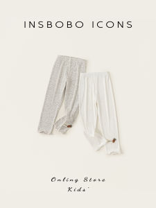 insbobo | Quần Legging Dài Lót Nỉ Cho Bé Gái Mới