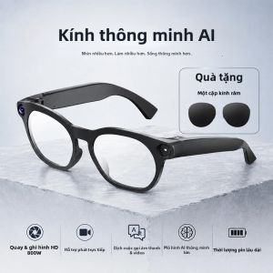 Kính Thông Minh Thời Trang Dành Cho Nam Và Nữ Với Chức Năng Gọi Video Âm Thanh Camera HD 800W Pin 290mAh Dịch Thuật AI Bluetooth 5.3