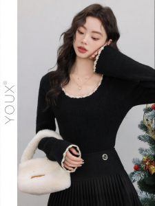 YOUXIANG | Áo Sweater Mềm Mại Thoải Mái cho Thu Đông