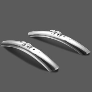 Pure Stainless Steel Mudguard Retro Road Fixed Gear Bicycle Modification Mud Removal 24 Inch 26 Inch 27 Inch 700c Mud Tile