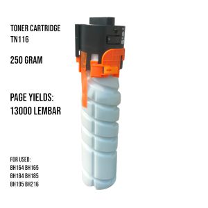 Toner Cartridge TN116 Bizhub 164 165 184 185 195 215 315 7718 280 grams