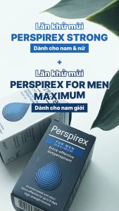 [ QUÀ TẶNG KHÔNG BÁN] 1  Lăn khử mùi Perspirex 5ml - Comfort