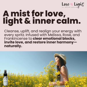 100% Natural Aura Mist Spray / self-care rituals / emotional resets / quiet moments of reflection / clarity / peace
