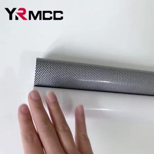 Car Taillight Tint Vinyl Film Fog Light Car Sticker Front Headlight Rear Tail Light Lamp Waterproof Black Perforated Vinyl Film