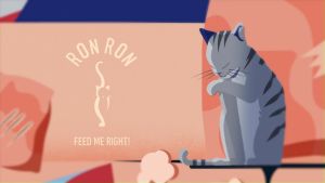 Cat (kitten) Wet Food Ron Ron Halal Duck Chicken and Goat Milk Flavor with Duck Liver in Sauce(75 g) Pack of 12