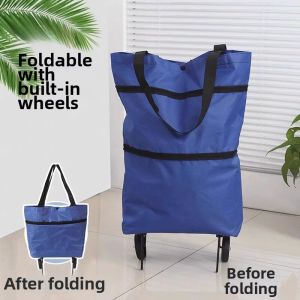 XIANGCAI | Portable Foldable Large Capacity Shopping Cart