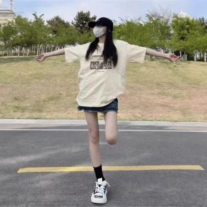 DVDK | Retro Loose Oversized Summer Tee