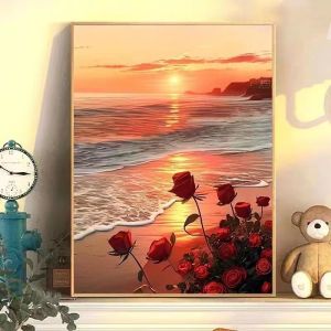 DIHUANTUO | Tranh Sơn Dầu DIY Cảnh Tulip Đã Số Hóa