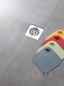 Multiple types Thicken Silicone Floor Drain Kitchen Sink Strainer Toilet Pad Bathroom Anti Odor Sewer Deodorization