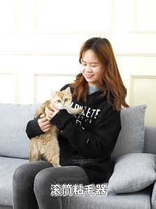 Portable Sticky Roller Lint Remover Clothes Cloth Hair Removal Dust Roller Pet Fur Cat Dog Penghilang Bulu Kucing 粘毛神器