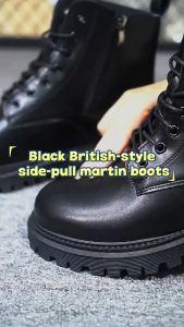 Women's British Style Retro Fashion Leather Boots: Size 35-43\\n\\n Introduction to Thick Bottom Martin Boots & Retro Design\\n\\nThick Bottom Martin Boots have been making waves in the fashion industry due to their unique blend of retro style and modern comfort. These boots boast a thick sole, which not only adds a distinctive visual appeal but also provides excellent support and cushioning for the wearer. The retro design of these boots makes them a perfect choice for women who appreciate timeless fashion trends.\\n\\n What Makes Thick Bottom Martin Boots Unique?\\n\\nThe uniqueness of Thick Bottom Martin Boots lies in their combination of classic elements and contemporary comfort features. They offer a vintage appearance while still providing the modern conveniences women expect from their footwear. The thick soles make them ideal for both formal and casual occasions, allowing wearers to seamlessly transition from one setting to another.\\n\\n Comfortable Retro Design: A Brief Overview\\n\\nThe comfortable retro design of these boots makes them an excellent choice for women who want to enjoy the best of both worlds - the timeless appeal of retro fashion and the practicality of modern footwear. The combination of leather material and thick soles ensures that these boots are not only stylish but also durable and long-lasting.\\n\\n Understanding Women's Retro Fashion Boots\\n\\nWomen's Retro Fashion Boots are a testament to the enduring popularity of vintage fashion trends. They offer a unique blend of classic style and contemporary comfort, making them a versatile addition to any woman's wardrobe.\\n\\n Key Features of Women's Retro Fashion Boots\\n\\nSome of the key features of Women's Retro Fashion Boots include:\\n\\n- **Leather material**: Provides durability and a timeless look\\n- **Thick soles**: Offers comfort and support\\n- **Retro design**: Adds a touch of vintage charm\\n- **Versatility**: Can be worn for both formal and casual occasions\\n\\n How to Choose the Right Size: Size 35-43 Explained\\n\\nChoosing the right size for Women's Retro Fashion Boots is crucial to ensure a comfortable and secure fit. The sizing range for these boots is from size 35 to 43, which corresponds to women's shoe sizes in the United States. To find the perfect fit, refer to the size chart provided by the manufacturer and consider factors such as foot width and arch height.\\n\\n British Style Leather Flats: A Classic Choice\\n\\nBritish Style Leather Flats are another popular option for women who appreciate the elegance and sophistication of vintage fashion. These flats offer a blend of classic style and modern comfort, making them a versatile addition to any woman's wardrobe.\\n\\n The Allure of British Style Leather Flats\\n\\nThe allure of British Style Leather Flats lies in their timeless appeal and versatility. They can be worn for both formal and casual occasions, making them a practical choice for women who want to maintain a stylish appearance throughout the day.\\n\\n How to Style British Style Leather Flats for Any Occasion\\n\\nTo style British Style Leather Flats for any occasion, consider the following tips:\\n\\n- **Formal events**: Pair with a dress or skirt for a polished look\\n- **Casual outings**: Wear with jeans or leggings for a relaxed vibe\\n- **Business attire**: Combine with trousers or a pencil skirt for a professional appearance\\n\\n Caring for Your Retro Fashion Boots\\n\\nCaring for your Retro Fashion Boots is essential to ensure they remain in good condition and last for years to come. Proper maintenance will help preserve the quality of the leather and keep your boots looking their best.\\n\\n Tips for Maintaining the Quality of Your Retro Fashion Boots\\n\\nHere are some tips for maintaining the quality of your Retro Fashion Boots:\\n\\n- **Clean regularly**: Use a soft cloth to remove dirt and debris\\n- **Condition the leather**: Apply a leather conditioner to keep the material supple\\n- **Store properly**: Keep your boots in a cool, dry place away from direct sunlight\\n\\n Common Issues & Solutions for Women's Retro Fashion Boots\\n\\nSome common issues that may arise with Women's Retro Fashion Boots include scuffs, scratches, and worn soles. To address these issues, consider the following solutions:\\n\\n- **Scuffs**: Use a leather cleaner to remove scuffs and restore the appearance of the boots\\n- **Scratches**: Apply a leather repair kit to fill in scratches and protect the material\\n- **Worn soles**: Replace the soles at a shoe repair shop to extend the life of your boots\n}