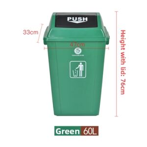 SUPER CLOUD GROUP | Large Capacity Commercial Rectangular Open Top Trash Bin
