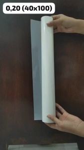 Mika Film Putih 0.20 mm Kertas 40x100 cm Pelapis Gulung Motor Listrik - Mika Plastik - Minim Order 1 Lembar