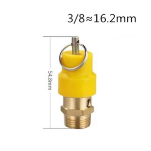 1/8" 1/4 3/8" 1/2" BSP 8kg 120Psi Air Compressor Safety Relief Valve Pressure Release Regulator For Pressure Piping/Vessels