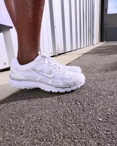 Nike Womens P-6000 Shoes - Metallic Summit White