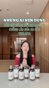 Chai dầu gội gừng thảo dược Weilaiya giúp detox cho da đầu size du lịch 55ml