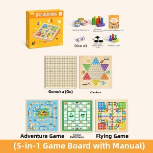 Childrens Multi-Game Board Set Chess
