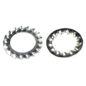 qd | Internal Teeth Locking Anti-slip Retaining Washers Stainless Steel Black