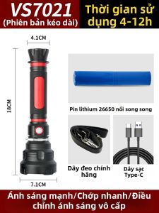 Đèn Tuần Tra Đêm Chiến Thuật Sáng Dài