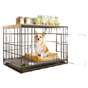 Indoor Dog Cage with Toilet Large Size Pet Kennel for Small Dogs like Teddy Bear Medium Dogs like Corgi And Large Dogs