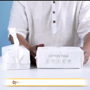 LANGMANNI Cotton Facial Towel Tissue 100% Cotton Soft Makeup Remover Dry & Wet Cleansing Towel Beauty Hygiene