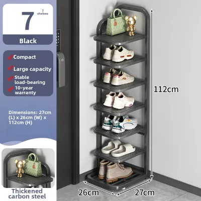 FWTDF | Narrow Metal Multilayer Easy Assemble Shoe Rack
