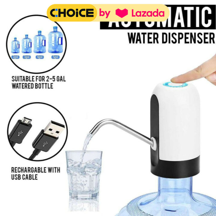 Water Pump Dispenser Automatic Drinking Water Bottle USB Charging ...
