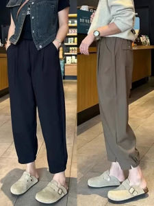 กางเกงขายาวทรงหลวมสไตล์ฮาเร็มสำหรับผู้หญิง กางเกงขายาวทรงหลวมไซส์ใหญ่ ทรงหลวม ทรงสลิมฟิต กางเกงขายาวทรงฤดูใบไม้ร่วง