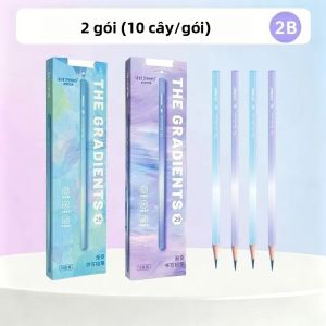 20 Chiếc Ins Style Gradient Lục Giác Than Chì Bút Chì HB 2B Dành Cho Trẻ Em Học Sinh Viết Vẽ Chống Gãy Chì Bút Chì Gỗ Bộ