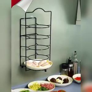 Multi-layer Kitchen Storage Rack for Hotpot Preparation