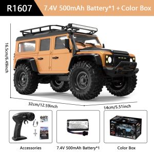 1:16 RC Car R1601-R1609 Model 4WD Full Scale Climbing Crawler 2.4G Electric RC Rock Car Off-Road Vehicle Suitable For Boys Toys