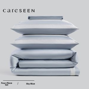 KANGERXIN | Luxurious 4 Piece Bedding Set for Autumn and Winter 100s Cotton Egyptian