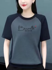 plus Size Loose Fit Short Sleeve T-Shirt Womens Cotton Summer Shirt Belly Covering Slimming Effect for plus Size Women