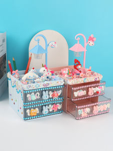 Creative DIY Moonlight Treasure Box Material Kit for Girls Educational Handmade Storage Box Pen Holder Night Light Toy