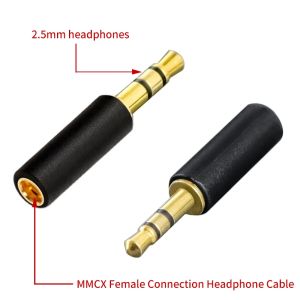 OKCSC Headphones Conversion Pin Connector 0.78mm to 2.5mm/mmcx to 2.5mm Adapter for Hifiman HE350 HE440S HE440i HE560 HE1000