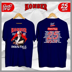 kaos konser gaung merah 25 kota baju iwan fals terlaris