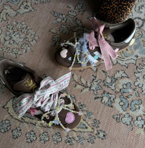 2.5cm Grid Pattern DIY Dopamine Style INS Scottish Cloth Strip Shoelaces for Canvas Shoes And Leather Shoes Accessories