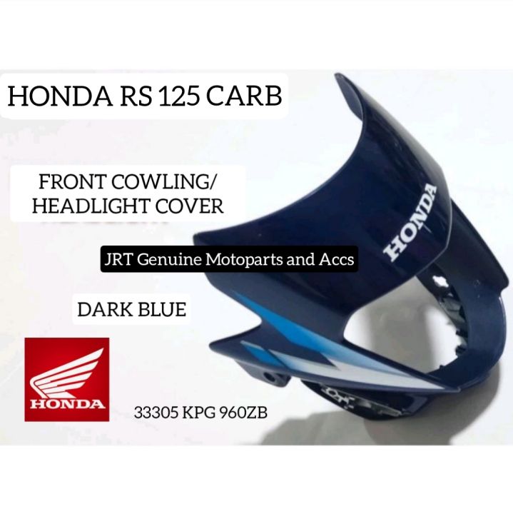 Honda XRM RS 125 Carb Front Handle Headlight Cover Dark Blue Carb