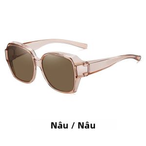 1 Chiếc Kính Mát Phân Cực UV400 Phù Hợp Với Đơn Thuốc Kính Mắt Dành Cho Phụ Nữ Và Nam Giới Ngoài Trời Kính Đọc Sách Phong Cách Vuông Kính Chống Nắng