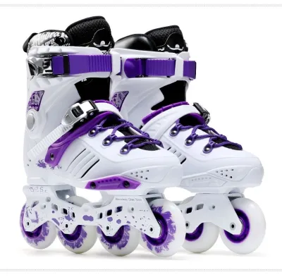 Adult Beginner Flashing Flat Spin Roller Skates