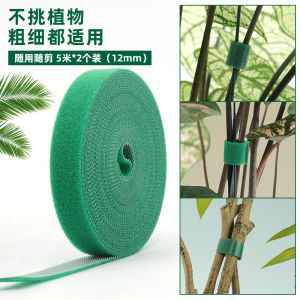 Strong Double-Sided Adhesive Plant Vine Tying Band Garden Art Supplies Green Plant Support Belt for Climbing Plant Fixation