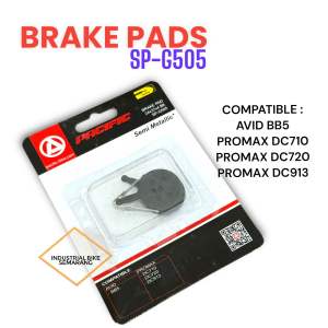 (( SP-G505 )) Brake Pad Sepeda Pacific Brakepad Kampas Rem Bulat Untuk Discbrake Avid BB5 PROMAX