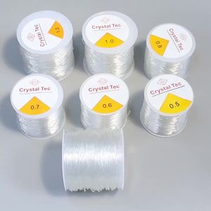0.5-1.0mm Elastic Cord String Transparent Elastic Thread For Jewelry Making Diy Bracelet Necklace Beaded Accessories