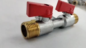 มินิบอลวาล์ว ทองเหลือง เกลียวนอก - เกลียวนอก - เกลียวนอก