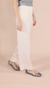 PAZZION 668-8 Queenie Bow Glitter Ballerinas