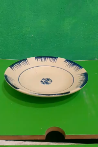 Set 5 đĩa sành gốm 21 cm đựng rau xào