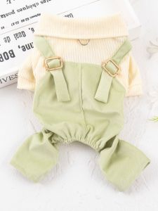 Traction Suspender Pants Dog Clothes Spring and Autumn Small Size Dogs Puppy Teddy Bichon Pomeranian Schnauzer Four-Legged Pet Clothing