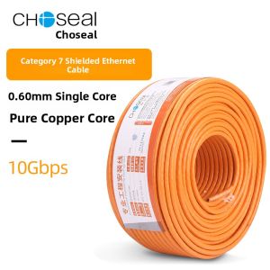 Choseal | Ultra Cat7 10Gbps Dual Shield High Speed Pure Copper Network Cable