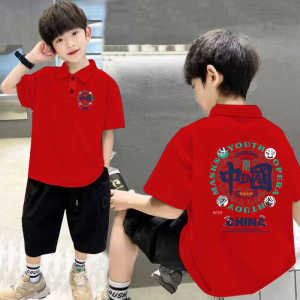 Boy Summer Lapel Polo Shirts & Kids Short Sleeve T-Shirts: New Arrivals